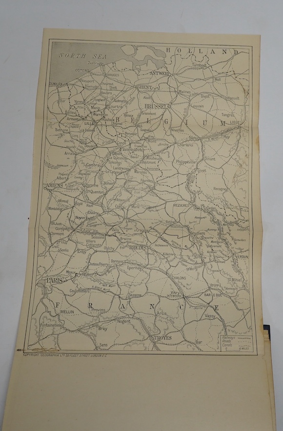 Doyle, Arthur Conan - The British Campaign in France and Flanders ... (mixed editions), 6 vols. folded maps (some coloured), others (and plans) in text; original gilt lettered cloth. (1920); sold with a few other books (